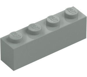 LEGO Světle šedá Kostka 1 x 4 (3010 / 6146)