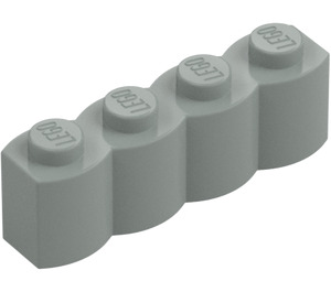 LEGO Lysegrå Klods 1 x 4 Log (30137)