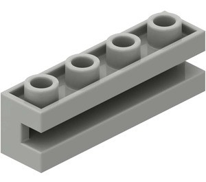 LEGO Lichtgrijs Steen 1 x 4 met groef (2653)
