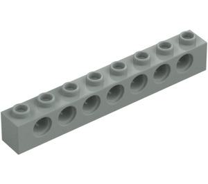 LEGO Light Gray Brick 1 x 8 with Holes (3702)