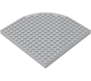 LEGO Lichtgrijs Steen 16 x 16 Rond Hoek (33230)