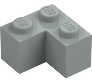 LEGO Light Gray Brick 2 x 2 Corner (2357)