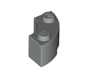 LEGO Light Gray Brick 2 x 2 Round Corner with Stud Notch and Hollow Underside (3063 / 45417)
