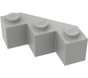 LEGO Lys grå Kloss 3 x 3 Facet (2462)