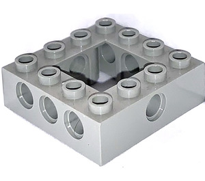LEGO Hellgrau Backstein 4 x 4 mit Open Center 2 x 2 (32324)