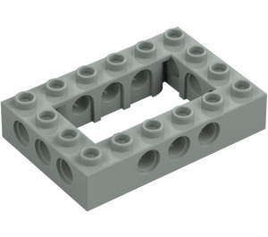 LEGO Ljusgrå Kloss 4 x 6 med Open Centrum 2 x 4 (32531 / 40344)