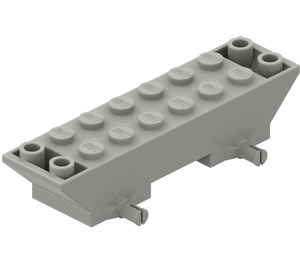 LEGO Light Gray Car Base 2 x 8 x 1.333 (30277)