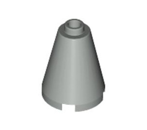 LEGO Light Gray Cone 2 x 2 x 2 (Open Stud) (3942 / 14918)