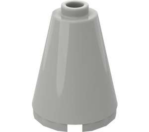 LEGO Lysegrå Cone 2 x 2 x 2 (Sikkerheds knops)