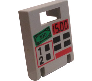 LEGO Gris clair Récipient Boîte 2 x 2 x 2 Porte avec Fente avec ATM (4346)