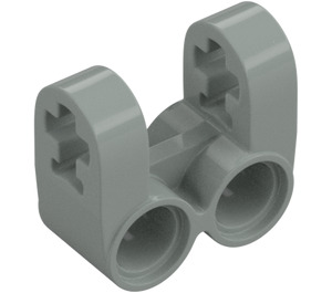 LEGO Light Gray Cross Block 2 x 2 Split (Axle / Twin Pin) (41678)