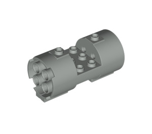 LEGO Light Gray Cylinder 3 x 6 x 2.7 Horizontal Hollow Center Studs (30360)