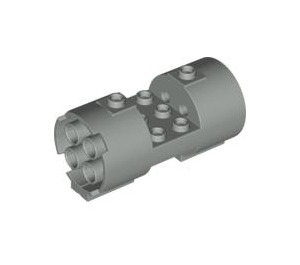 LEGO Light Gray Cylinder 3 x 6 x 2.7 Horizontal Hollow Center Studs (30360)