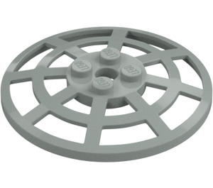 LEGO Grigio chiaro Dish 6 x 6 Webbed (Supporto quadrato sotto) (4285 / 30234)