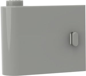 LEGO Light Gray Door 1 x 3 x 2 Left with Solid Hinge (3189)