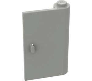 LEGO Light Gray Door 1 x 3 x 4 Right with Solid Hinge (446 / 3192)