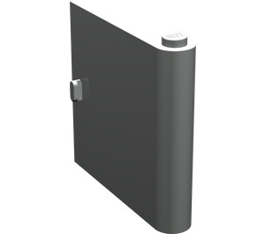 LEGO Light Gray Door 1 x 5 x 4 Right with Thick Handle (3194)