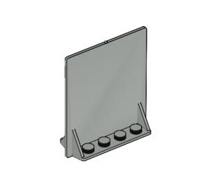 LEGO Light Gray Door 2 x 8 x 6 Revolving with Shelf Supports (40249 / 41357)
