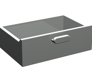 LEGO Light Gray Drawer without Reinforcement (4536)