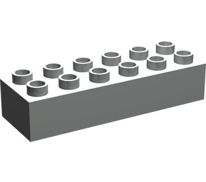 LEGO Gris clair Duplo Brique 2 x 6 (2300)