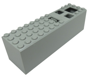 LEGO Ljusgrå Electric 9V Batteri Låda 4 x 14 x 4 Omslag (2846)