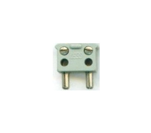 LEGO Light Gray Electric Connector Male with 2 Pins