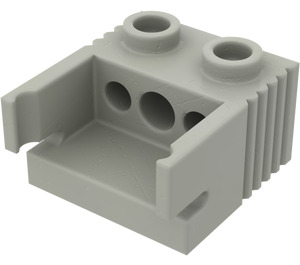 LEGO Světle šedá Electric Plug Držák 12V (2757)