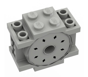 LEGO Light Gray Electric Technic Fiber Optics Element (6637 / 75815)