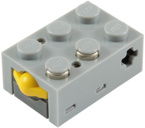 LEGO Light Gray Electric Touch Sensor Brick 3 x 2 (75973)