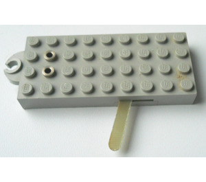 LEGO Lys grå Electric Tog 4.5V Automatic Pole Reverser Kloss 4 x 9 med Magnet Holder