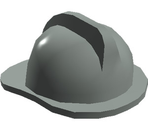 LEGO Light Gray Firefighter Helmet with Brim (3834)