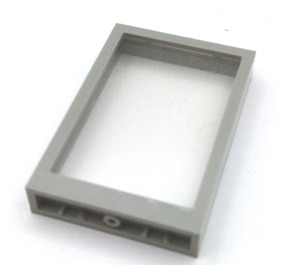 LEGO Light Gray Frame 1 x 4 x 5 with Transparent Glass