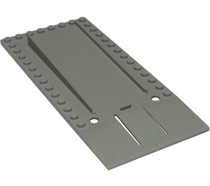 LEGO Hellgrau Garage Floor Platte Achtecklöcher für automatische Türen