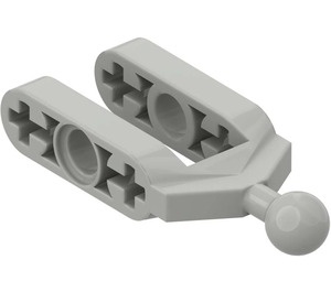 LEGO Light Gray Half Beam Fork with Ball Joint (6572)