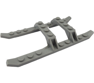 LEGO Gris Clair Hélicoptère Landing Skids 12 x 6 (30248 / 40939)