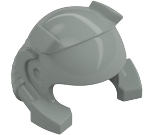 LEGO Light Gray Helmet with Side Sections and Headlamp (30325 / 88698)