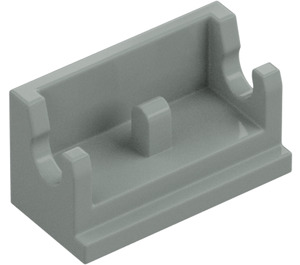 LEGO Light Gray Hinge 1 x 2 Base (3937)