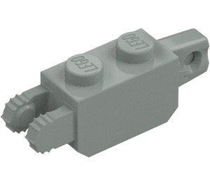 LEGO Light Gray Hinge Brick 1 x 2 Vertical Locking Double (30386 / 39893)