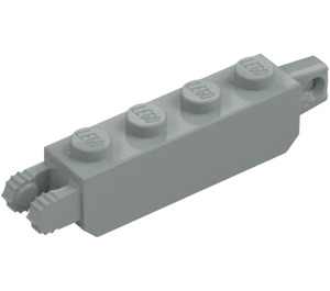 LEGO Light Gray Hinge Brick 1 x 4 Locking Double (30387 / 54661)