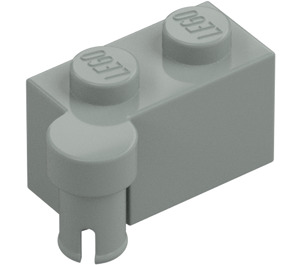 LEGO Grigio chiaro Cerniera Mattoncino 1 x 4 Superiore (3830 / 65122)