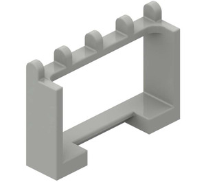 LEGO Light Gray Hinge Car Roof Holder 1 x 4 x 2 (4214)