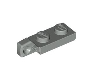 LEGO Light Gray Hinge Plate 1 x 2 Locking with Single Finger on End Vertical with Bottom Groove (44301)
