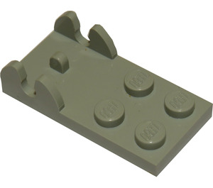 LEGO Light Gray Hinge Plate 2 x 4 - Female (3597)