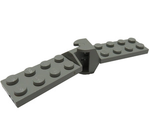 LEGO Ljusgrå Hinge Plate 2 x 4 with Articulated Joint Assembly