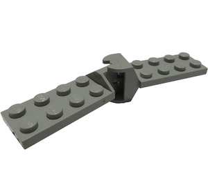 LEGO Light Gray Hinge Plate 2 x 4 with Articulated Joint Assembly