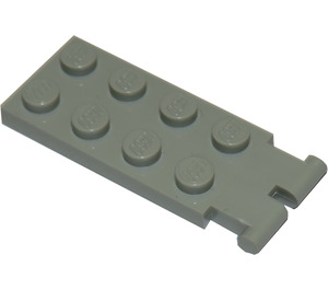 LEGO Lichtgrijs Scharnier Plaat 2 x 4 met Digger Emmer Houder (3315)