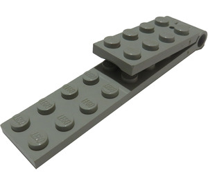 LEGO Jasny szary Zawias Talerz 2 x 8 Nogi Assembly (3324 / 73404)