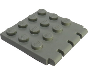 LEGO Lichtgrijs Scharnier Plaat 4 x 4 Voertuig Roof (4213)
