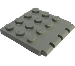 LEGO Light Gray Hinge Plate 4 x 4 Vehicle Roof (4213 / 30001)