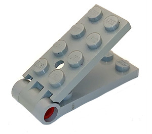 LEGO Světle šedá Hinged Deska 2 x 4 (3149)